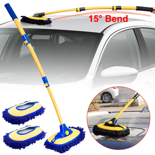 Car Wash Brush Telescopic Long Handle