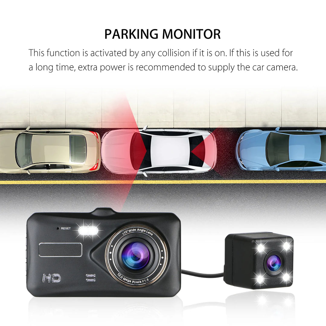 Dash Cam Front and Rear Camera