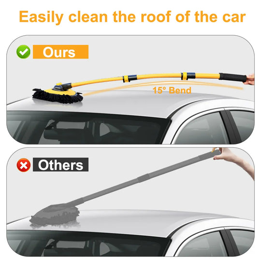 Car Wash Brush Telescopic Long Handle