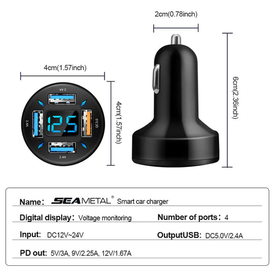 66W Car Charger