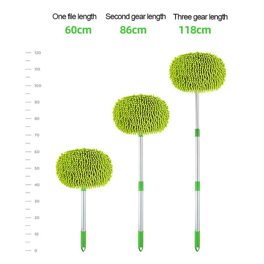 Car Wash Brush Telescoping Long Handle