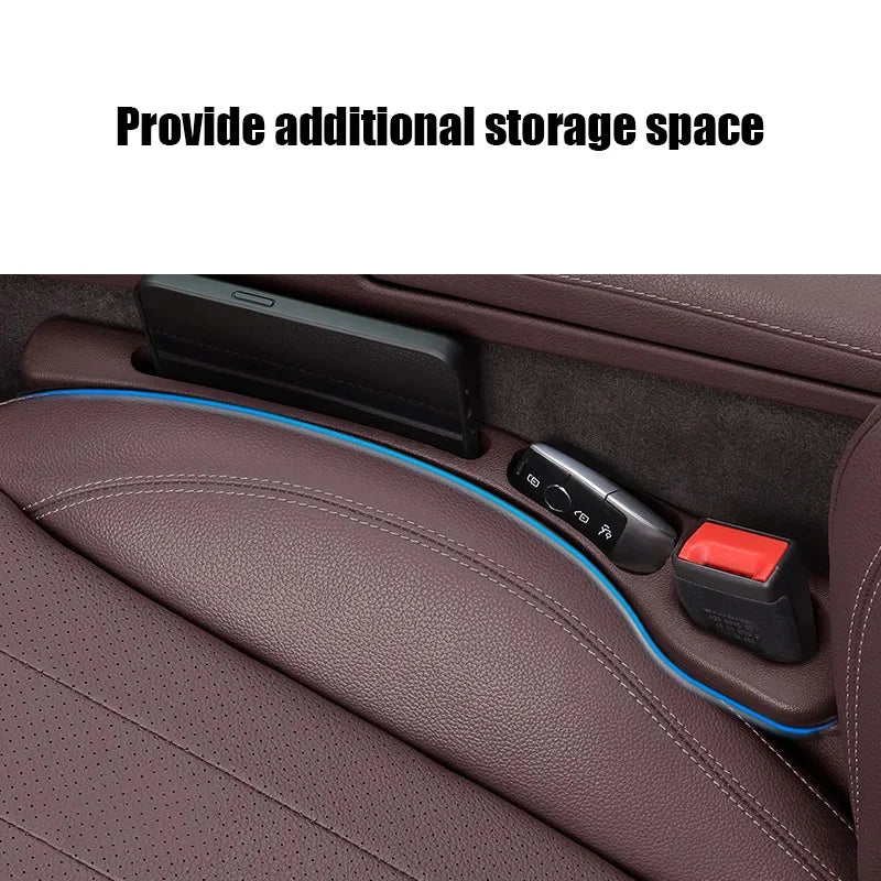 1 Pair Universal Car Seat Gap Plug Strip Side Seam Car Gap Filler Leak Proof Seat Gap Storage Organizer Interior Decoration