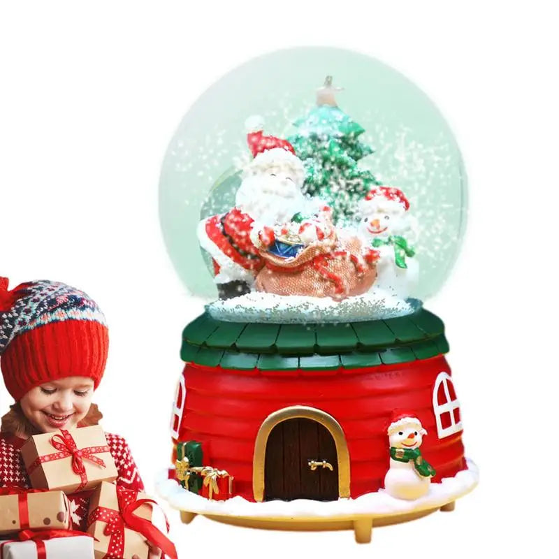 Claus Musical Snow Globe