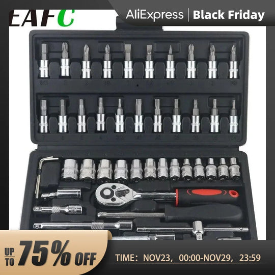 Socket Set Car Repair 46pcs